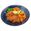 Poke Bowl mit frittiertem Entenfleisch und roter Currysauce