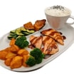 Gegrillte Lachs