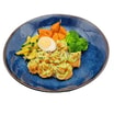 Frittierte Garnelenbällchen Poke Bowl
